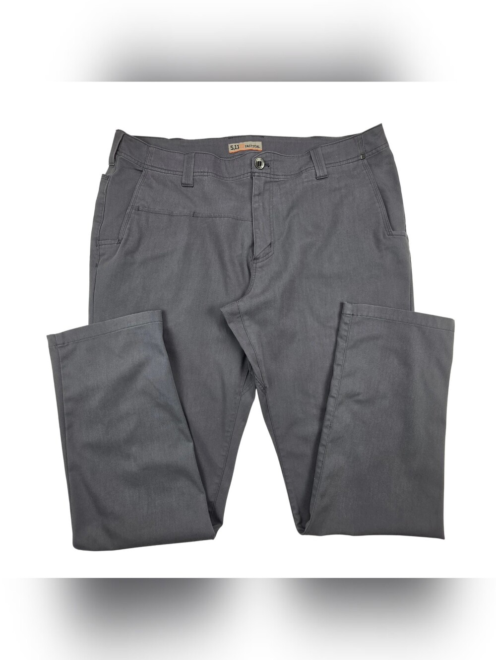 5.11 Tactical Pants Mens 40x34 Gray Flex-Tac Twill Edge Chinos 74481